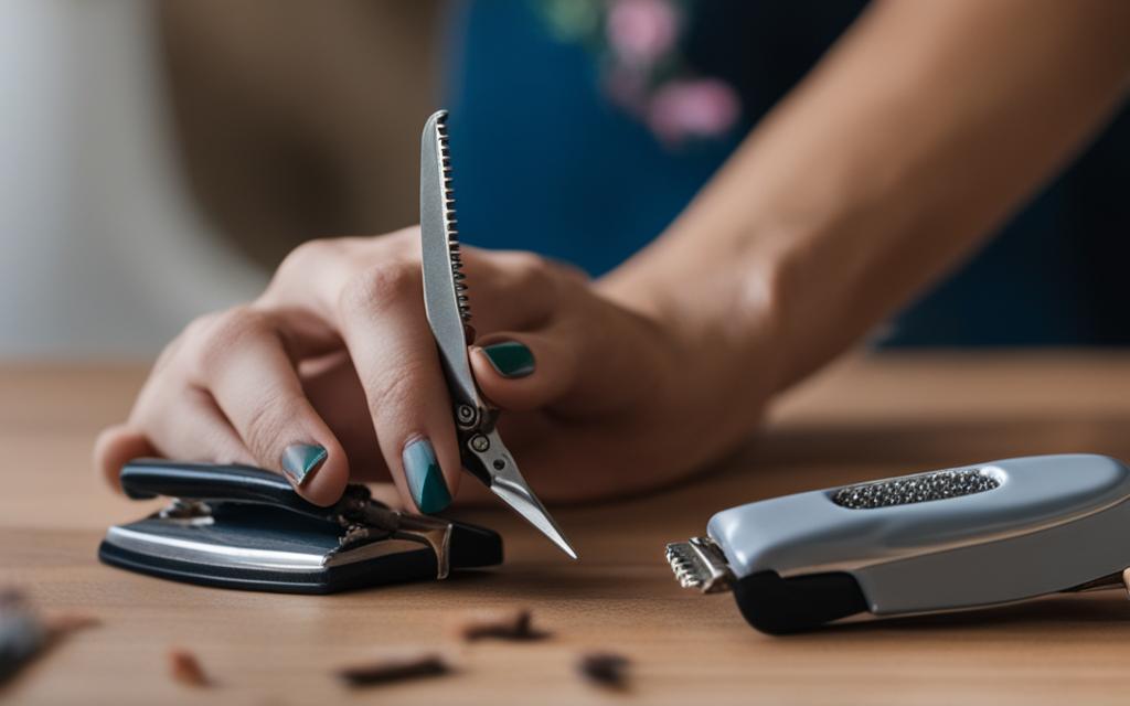 clipping nails